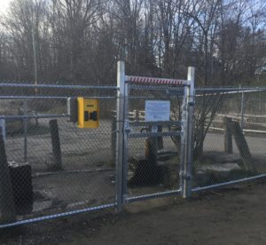 Ancaster Well fence and gate